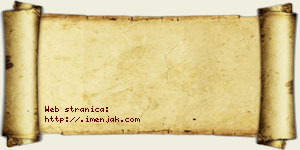 Srđan Galjak vizit kartica